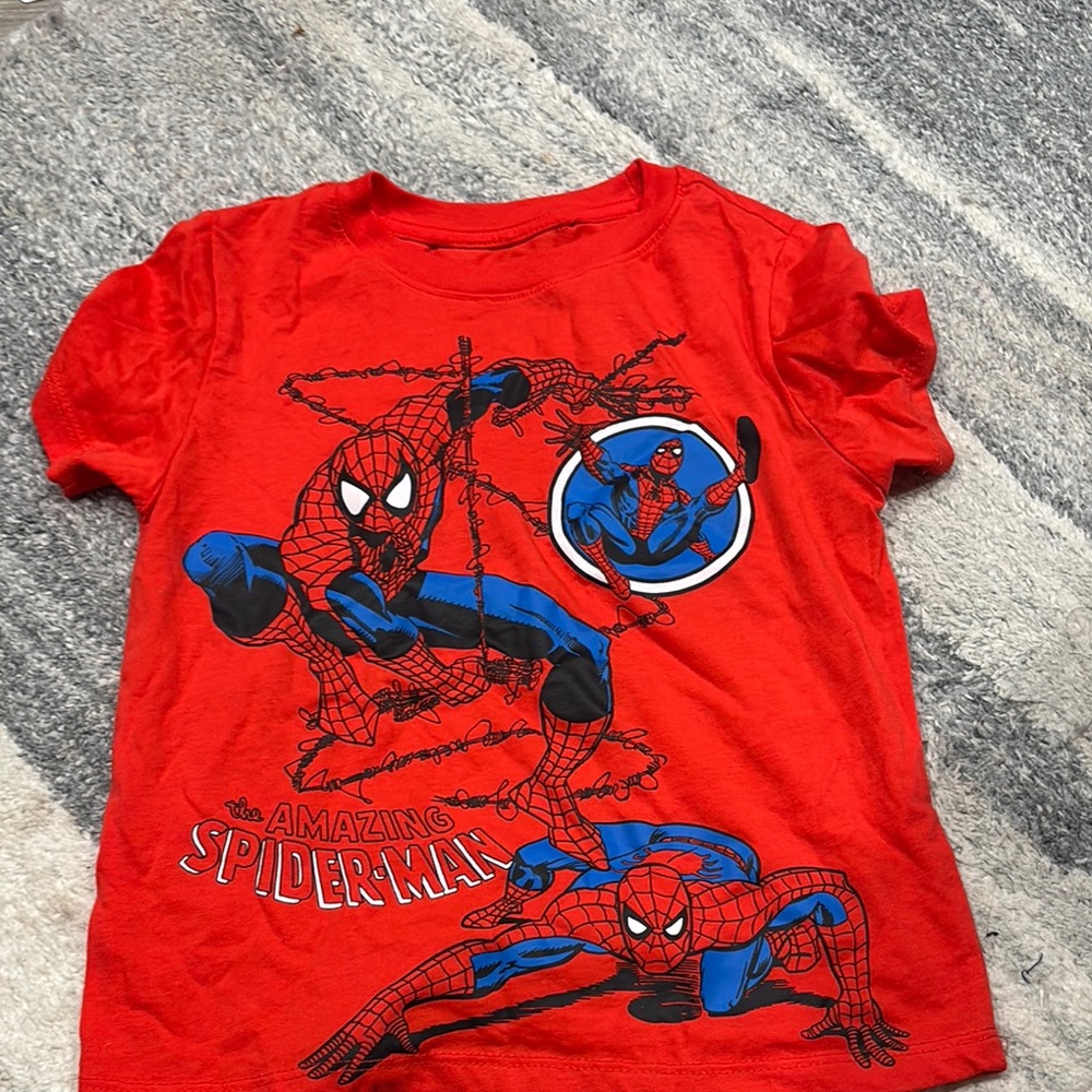 Marvel baby tee for kids and teens  Red and Blue Spider-Man Superhero Costume